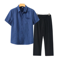 Finn | Combinaison de lin élégante avec manches courtes pour un look frais