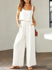 Katrien | Ensemble de pantalons larges tendance pour un look élégant