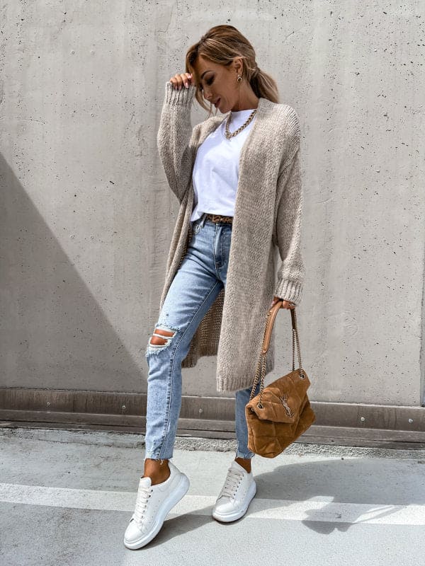 Spring Essentials for Women - Cardigan de style noble pour femme