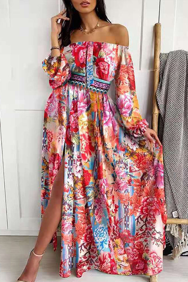 Rebecca - Robe d'été à épaules découvertes pour un look rafraîchissant