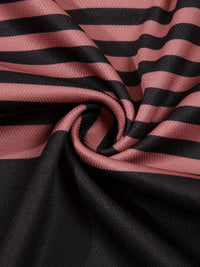 Camisa Polo Masculina - Ajuste Slim - Design Listrado - Manga Curta para Uso Casual