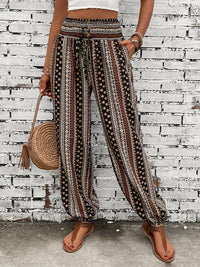 Pantalon décontracté imprimé pour femmes - pantalon confortable et décontracté pour toutes les occasions