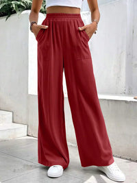 Pantalon large pour femme - look décontracté élégant et confortable avec des poches pratiques