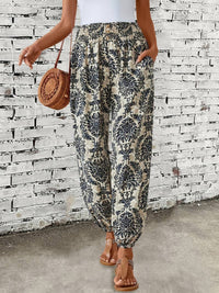 Pantalon décontracté imprimé pour femmes - pantalon confortable et décontracté pour toutes les occasions