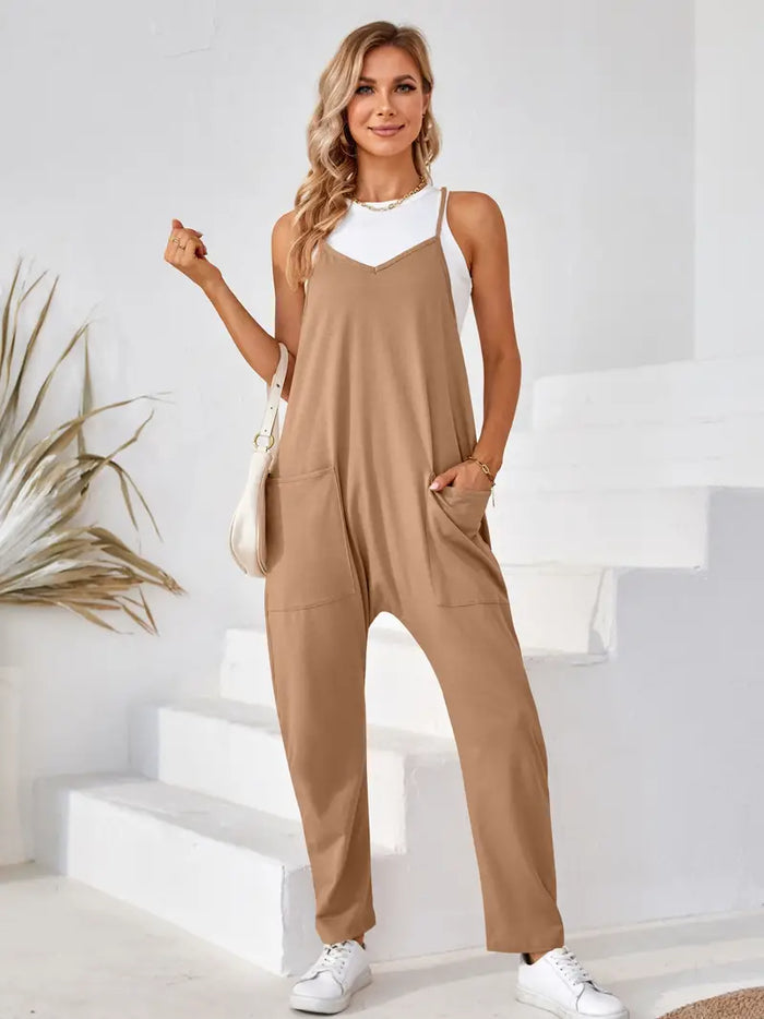 Salopette en coton pour femmes avec une coupe confortable - salopette décontractée et élégante à porter tous les jours