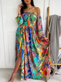 Rebecca - Robe d'été à épaules découvertes pour un look rafraîchissant