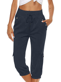 Pantalon cargo pour femmes - pantalon de tous les jours confortable et élégant avec des poches pratiques