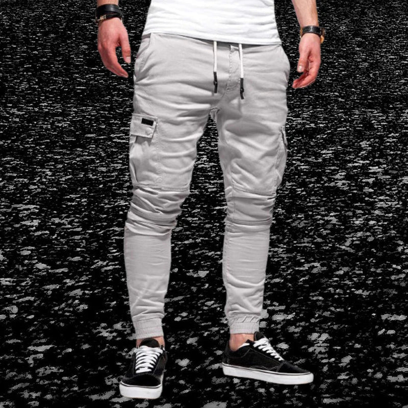 Découvrez le pantalon cargo stylé et décontracté pour hommes avec poches surpiquées - Daniel