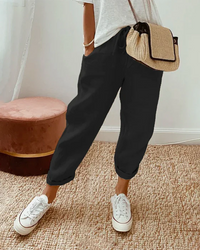 Pantalon de jogging décontracté pour femmes - Pantalon confortable et décontracté pour un look élégant
