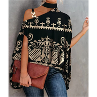 Top chic à épaulettes pour femmes - blouse légère et tendance pour un confort quotidien