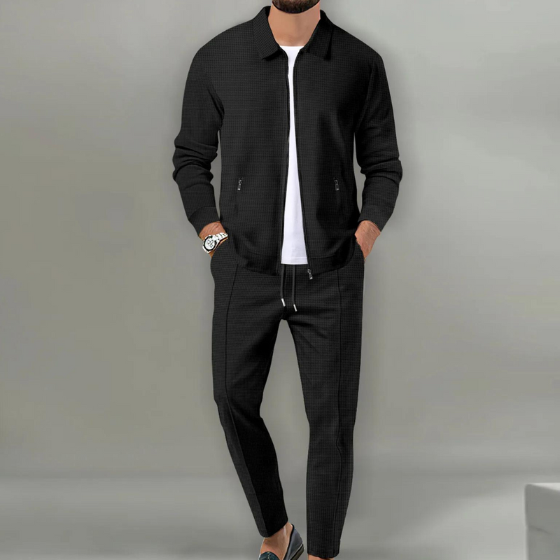 Daan | Ensemble Premium avec gilet polo et pantalon chino assorti pour un look élégant