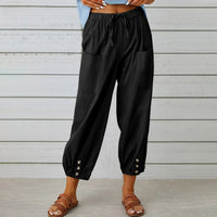 Pantalon décontracté pour femme - Style souple et confortable pour une détente optimale et des journées de repos