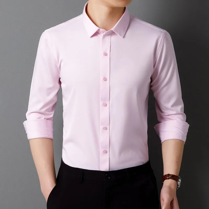 Camisole de corte ajustée pour homme avec mangas largas et cierre de botones