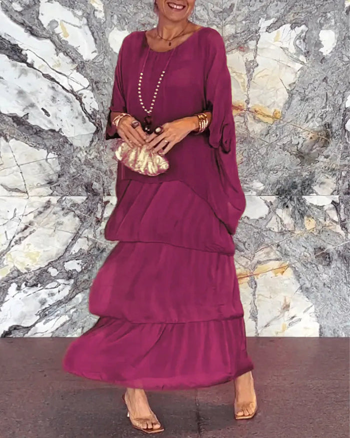 Robe longue élégante et ample - Ayla pour un look élégant et confortable