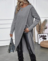 Robe midi unie en tissu doux, élégante et confortable pour un quotidien stylé