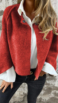 Léa™️ Beau manteau de laine pour dames