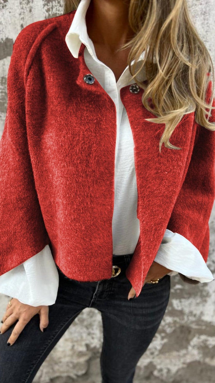 Léa™️ Beau manteau de laine pour dames