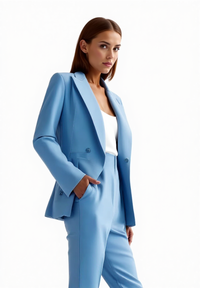 Costume tailleur 2 pièces pour femmes - ensemble élégant de blazer et de pantalon