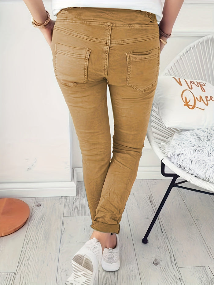 Pantalon élégant et décontracté pour femmes avec poches pratiques - Joggers confortables