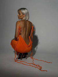 Jumpsuit pour femmes - Élégant dos nu - Détail de shoulder noué - Coupe flatteuse