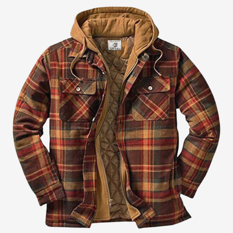 Cyprien™ Veste en flanelle élégante