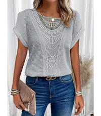 Top en crochet pour femmes - design chic et polyvalent pour des looks élégants sans effort