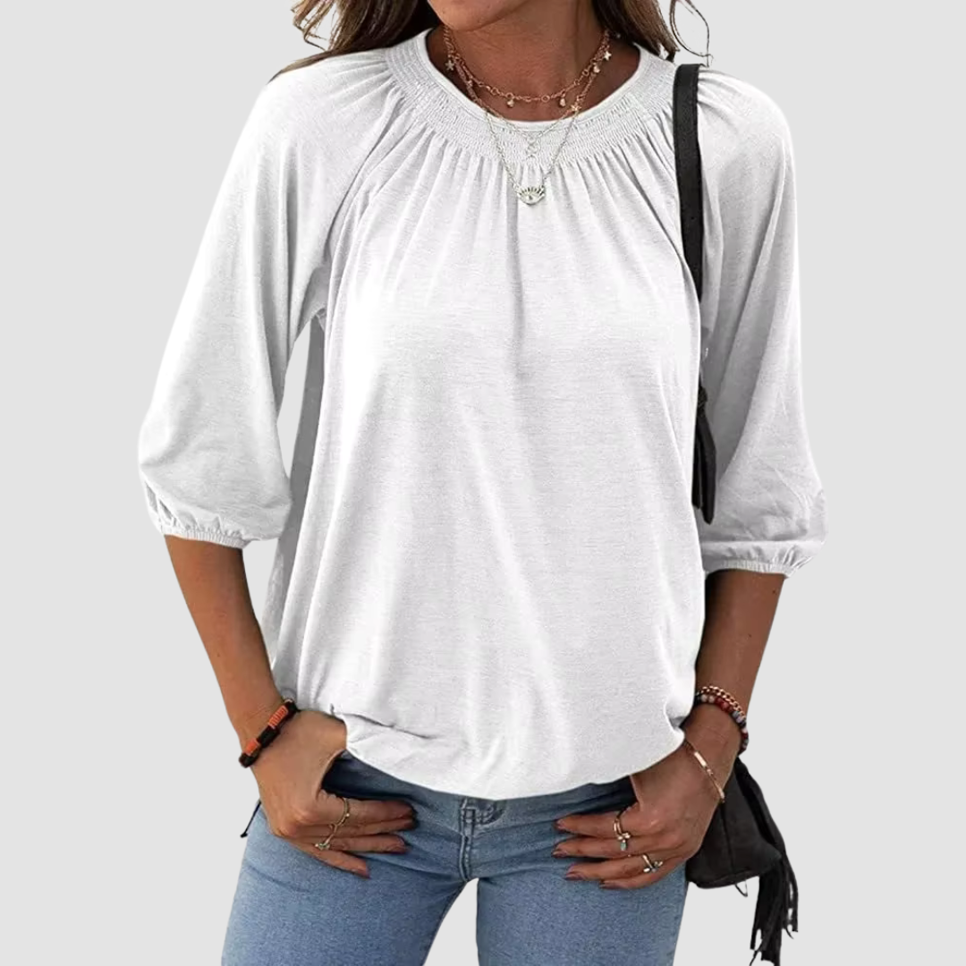 Elégant top à manches courtes pour femmes - un choix stylé pour tous les jours