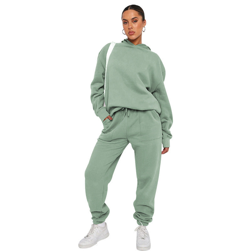 Ensemble de sport 2 pièces avec pantalon de survêtement confortable et sweat à capuche pour un mouvement et un style ultimes