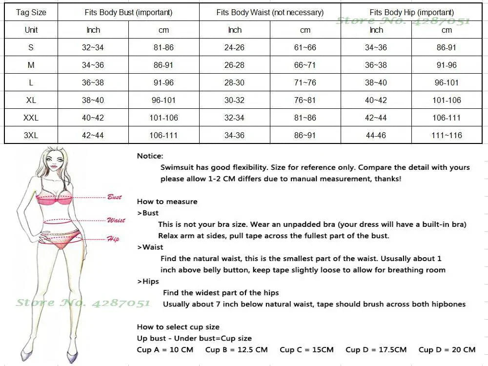 Ensemble de Bikini à Taille Haute avec Coussinets et Lanières en Chaîne pour Femmes