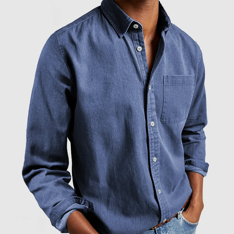 Chemise décontractée pour homme élégante et confortable