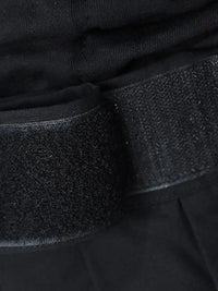 Pantalon noir polyvalent à jambes larges pour femmes, avec des plis élégants pour un look chic et décontracté