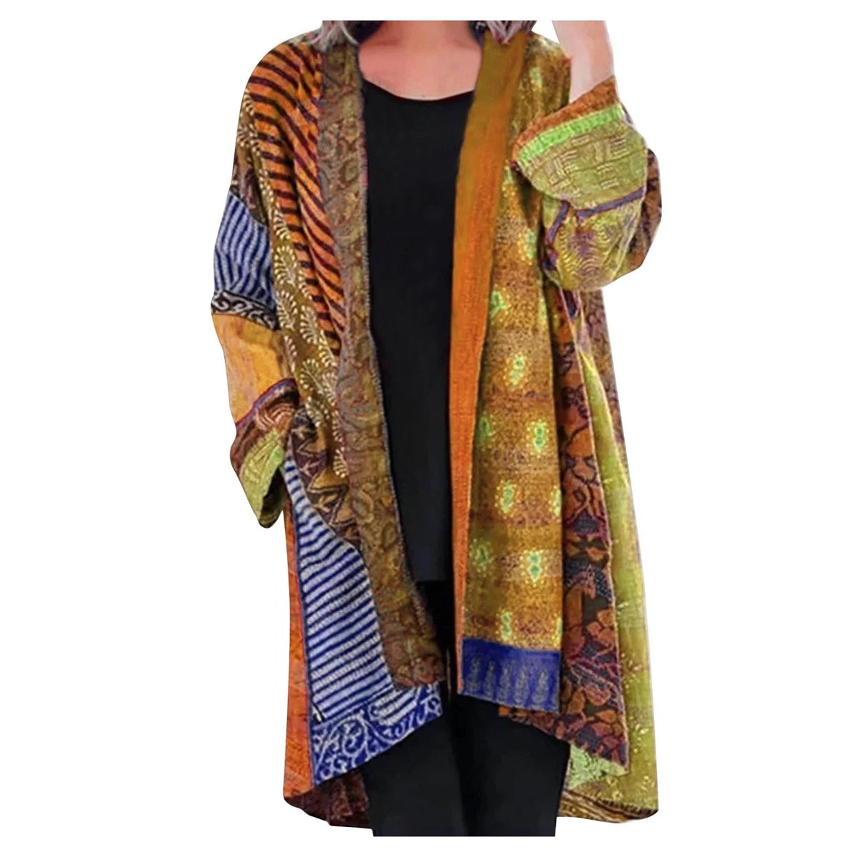 Yolanda Luxe Cardigan à manches longues surdimensionné pour femmes pour un style décontracté et chic