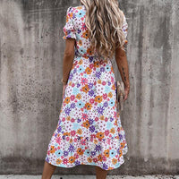 Robe d'été midi pour femmes - Légère, fluide et sans manches pour un look rafraîchissant