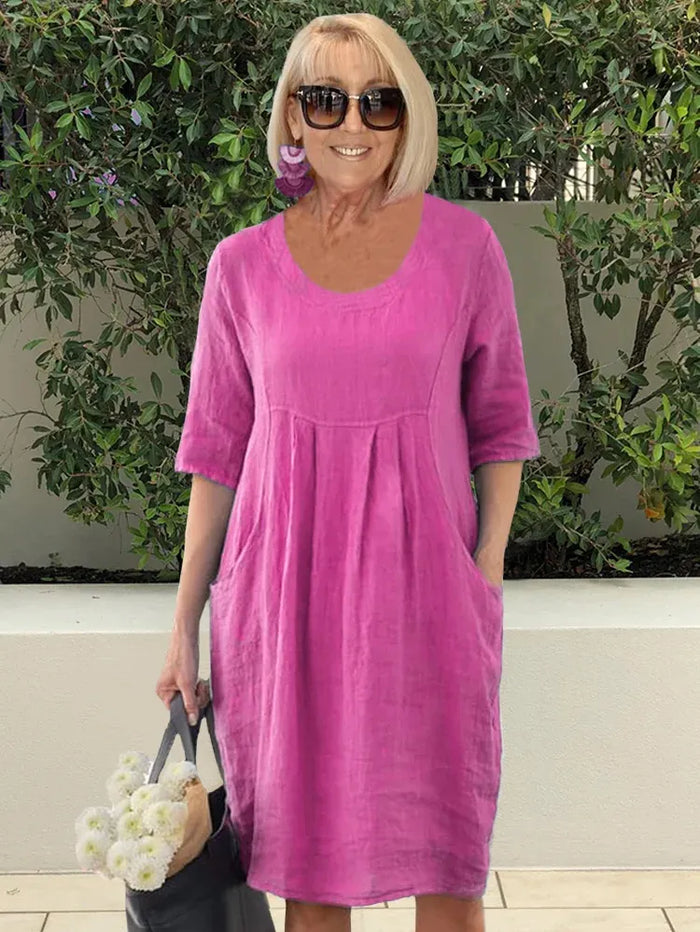 Vestido Moderno de Verano de Manga Larga para Mujer