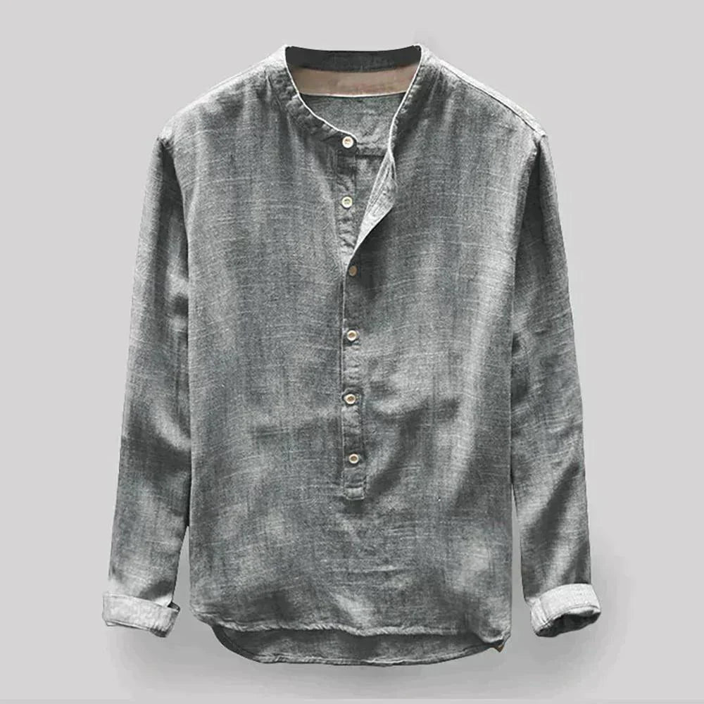 Camisole classique de manga longue pour homme, élégante et douce