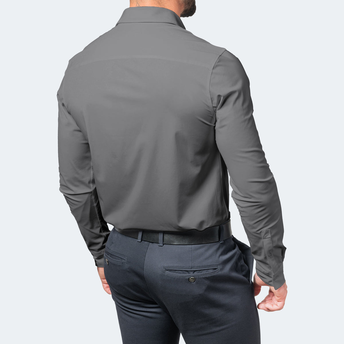 Camisa Hombre Antienguillezable de Tira y Estira - Transpirable y Cómoda