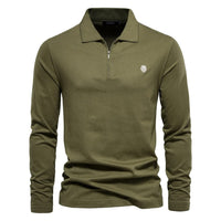 Poloshirt pour hommes avec des ourlets longs pour un confort élégant