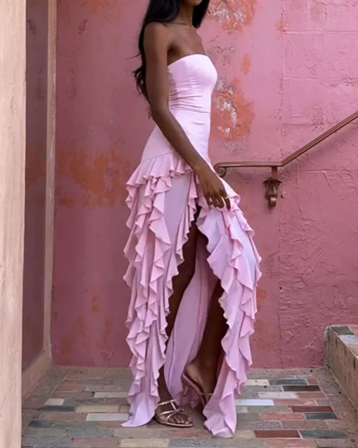 Robe d'été à manches longues pour femmes - Mode décontractée et légère pour un été rafraîchissant