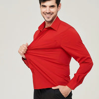 Camisole de vêtement pour homme - Algon transpirable - Corte moderno - Manga larga con botón