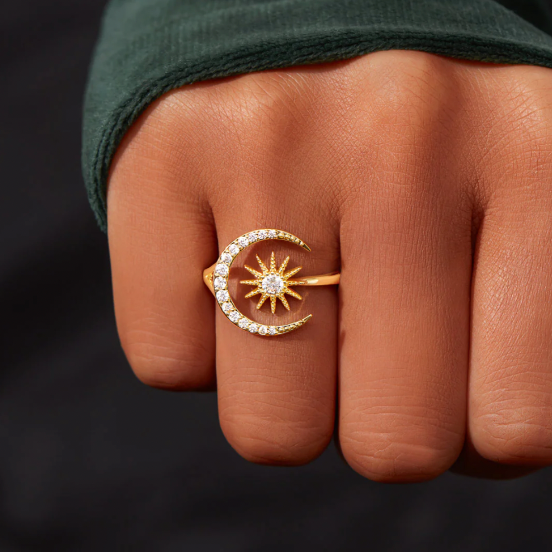 Diane™ Bague demi-lune de luxe