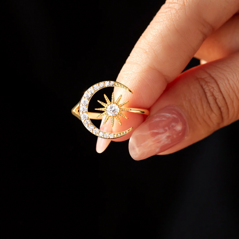 Diane™ Bague demi-lune de luxe