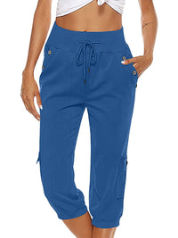 Pantalon cargo pour femmes - pantalon de tous les jours confortable et élégant avec des poches pratiques
