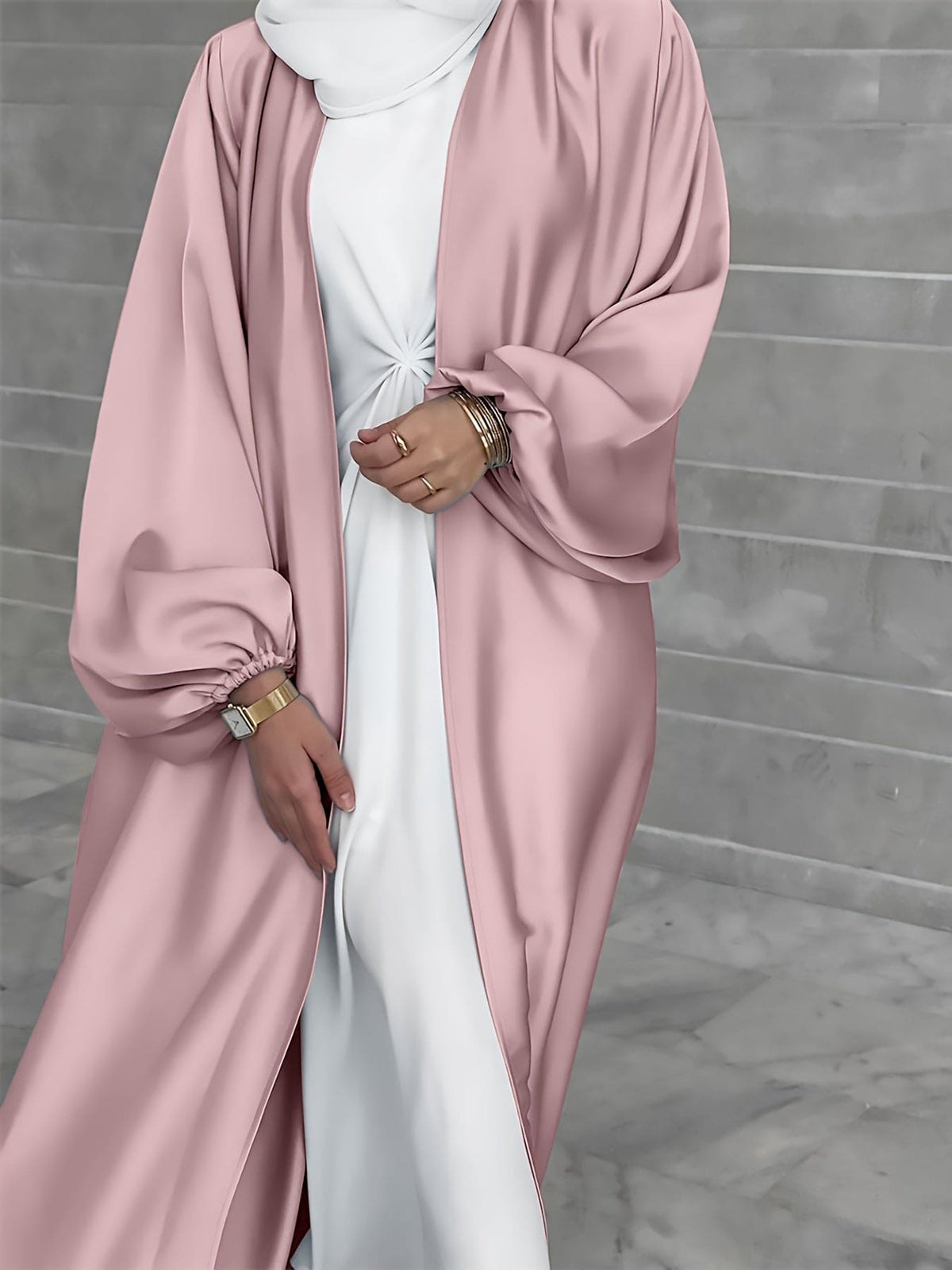 Robe Abaya élégante avec ceinture chic - Eva