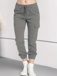 Pantalon de survêtement confortable pour femmes avec poches pratiques pour un look quotidien décontracté et élégant