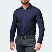 Camisa Hombre Antienguillezable de Tira y Estira - Transpirable y Cómoda
