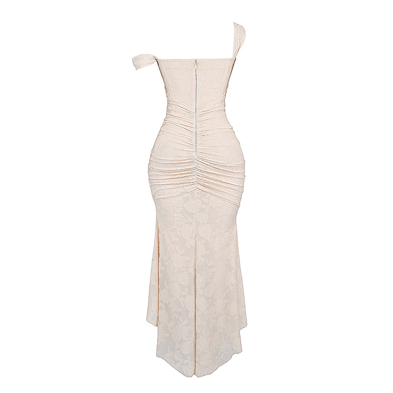 Robe longue élégante à imprimé floral - Mariekje