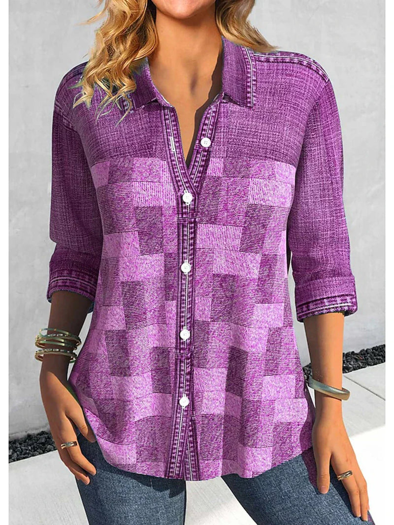 T-shirt graphique élégant pour femmes - blouse moderne noire et rose pour un look branché