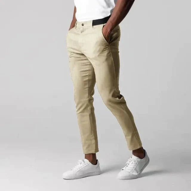 Chinos extensibles élégants et confortables pour hommes