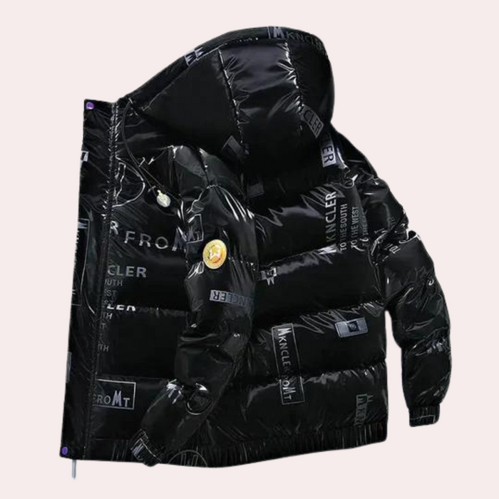 Alfred - Manteau d'hiver stylisé pour hommes avec capuchon ajustable
