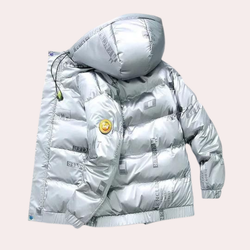 Alfred - Manteau d'hiver stylisé pour hommes avec capuchon ajustable